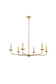 Cohen Six Light Pendant in brass (173|LD812D42BR)