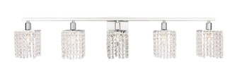 Phineas Five Light Wall Sconce in Chrome (173|LD7015C)
