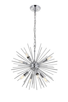 Timber Eight Light Pendant in Chrome (173|LD5051D20C)