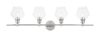 Gene Four Light Wall Sconce in Chrome and Clear glass (173|LD2320C)