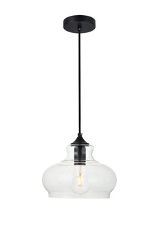 DESTRY One Light Pendant in Black and Clear (173|LD2246BK)