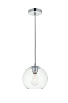 BAXTER One Light Pendant in Chrome and Clear (173|LD2206C)