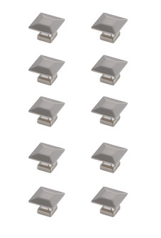 Cecil Knob Multipack (Set of 10) in Brushed Nickel (173|KB2025-NK-10PK)
