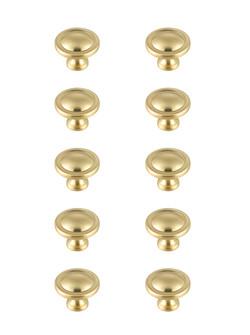 Garlande Knob Multipack (Set of 10) in Brushed Gold (173|KB2007-GD-10PK)