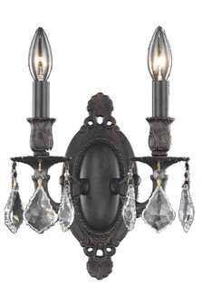 Rosalia Two Light Wall Sconce in Dark Bronze (173|9202W9DB/RC)