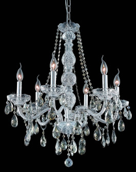 Verona Six Light Chandelier in Chrome (173|7956D24C-GT/RC)