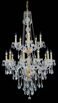 Verona 15 Light Chandelier in Gold (173|7915G33G/RC)