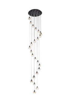 Eren LED Pendant in Black (173|3505G19BK)