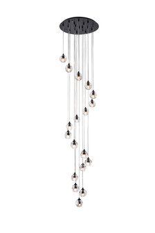 Eren LED Pendant in Black (173|3505D20BK)