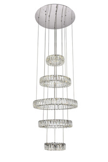 Monroe LED Chandelier in Chrome (173|3503G5LC)