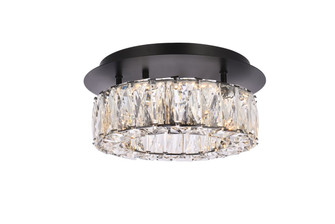 Monroe LED Flush Mount in Black (173|3503F12BK)