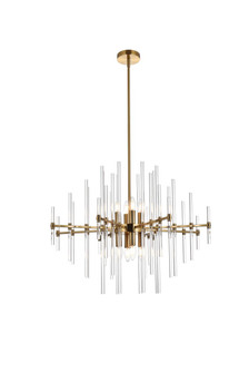 Sienna Eight Light Pendant in gold (173|2502D27SG)