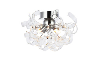Ritz Four Light Flush Mount/ Wall Sconce in Chrome (173|2104F14C)