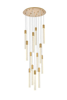 Weston 13 Light Pendant in Satin Gold (173|2067G30SG)