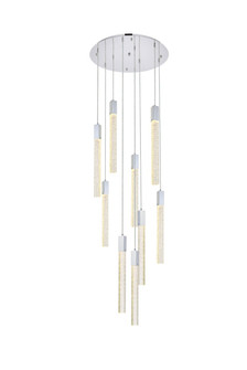 Weston Nine Light Pendant in chrome (173|2067D24C)