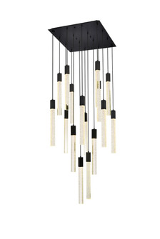 Weston 16 Light Pendant in Black (173|2066G30BK)