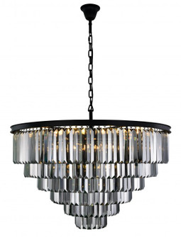 Sydney 33 Light Chandelier in Matte Black (173|1231D44MB-SS/RC)