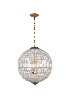Olivia Five Light Chandelier in French Gold (173|1205D24FG/RC)