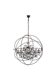 Geneva 18 Light Chandelier in Rustic Intent (173|1130G43RI-SS/RC)