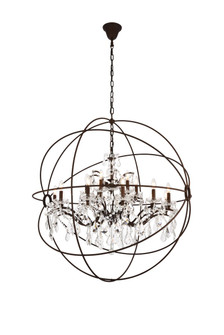 Geneva 18 Light Chandelier in Rustic Intent (173|1130G43RI/RC)