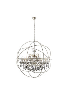 Geneva 18 Light Chandelier in Polished nickel (173|1130G43PN-SS/RC)