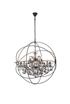 Geneva 18 Light Chandelier in Dark Bronze (173|1130G43DB-SS/RC)