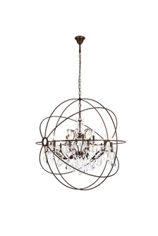 Geneva 18 Light Chandelier in Dark Bronze (173|1130G43DB/RC)
