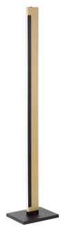 Camacho LED Floor Lamp in Black, Wood (217|99296A)