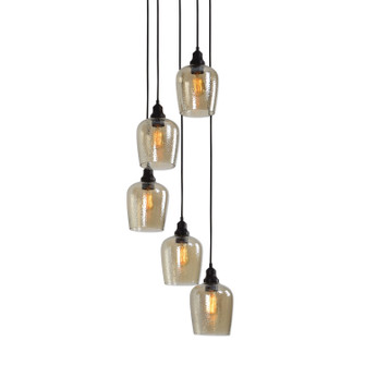 Aarush Five Light Pendant in Oil Rubbed Bronze (52|22119)