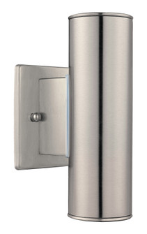 Riga Two Light Outdoor Wall Mount in Stainless Steel (217|84002A)