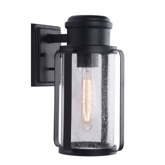 Abner One Light Outdoor Wall Mount in Matte Black (217|204558A)