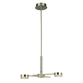 Transton LED Chandelier in Brushed Nickel (217|203967A)