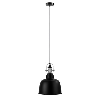 Gilwell One Light Pendant in Matte Black and Chrome (217|202423A)