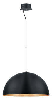 Gaetano LED Pendant in Black/Gold (217|201294A)