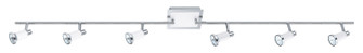 Eridan Four Light Track Light in Chrome & Glossy White (217|200121A)