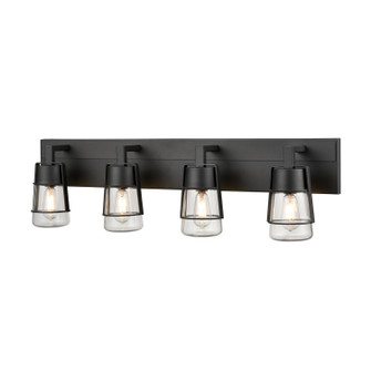 Lake Of The Woods Four Light Vanity in Graphite With Clear Glass (214|DVP44444GR-CL)