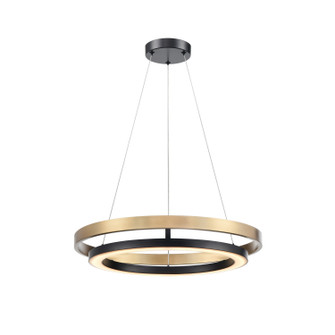 Cybele Cct LED Foyer Pendant in Ebony And Brass (214|DVP40847EB+BR-CCT)