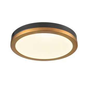 Temagami LED Flush Mount in Brass And Graphite (214|DVP39342BR+GR)