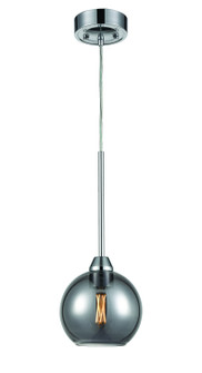 Andromeda One Light Mini-Pendant in Chrome With Smoke Glass (214|DVP34721CH-SM)