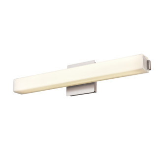 Venture Cct LED Vanity in Buffed Nickel With Half Opal Glass (214|DVP33893BN-OP)