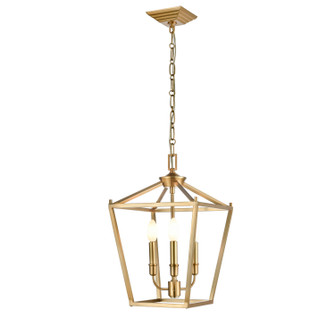 Lundy'S Lane Three Light Pendant in Multiple Finishes And Brass (214|DVP30147MF+BR)