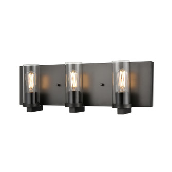 Sambre Three Light Vanity in Multiple Finishes And Graphite With Clear Glass (214|DVP28143MF+GR-CL)