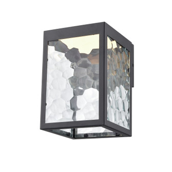 Bishop Led Outdoor LED Wall Sconce in Black With Honeycomb Glass (214|DVP26971BK-HNC)
