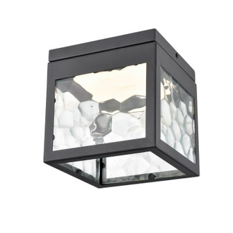 Bishop Led Outdoor LED Flush Mount in Black With Honeycomb Glass (214|DVP26970BK-HNC)