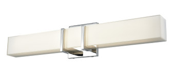 Secord Ac Led LED Vanity in Chrome With Silk Screened Opal Glass (214|DVP25143CH-SSOP)