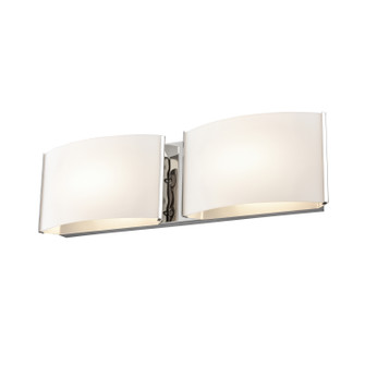 Vanguard Cct LED Vanity in Chrome With Half Opal Glass (214|DVP1796CH-OP)