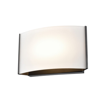 Vanguard Cct LED Wall Sconce in Ebony With Half Opal Glass (214|DVP1700EB-OP)