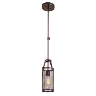 Gastown One Light Mini-Pendant in Graphite Net (214|DVP15721GR-N)