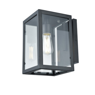 Baker Street Outdoor One Light Outdoor Wall Sconce in Black With Clear Glass (214|DVP15671BK-CL)