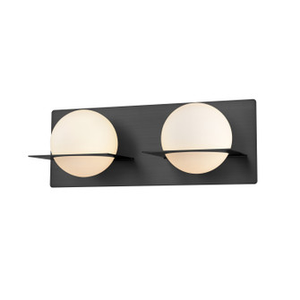 Io Two Light Vanity in Ebony With Half Opal Glass (214|DVP0922EB-OP)